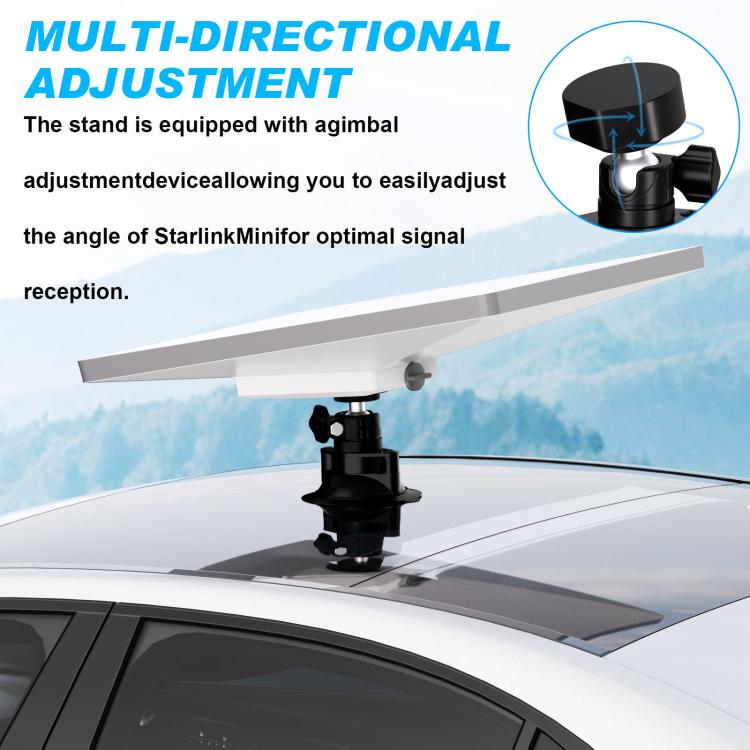 For Starlink Mini 2024 Roof Suction Cup Mount