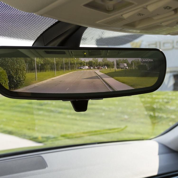 Inverted Triangle 55x250mm Car Interior Rearview Mirror Anti-Glare Film Large Size Anti-Reflective Film
