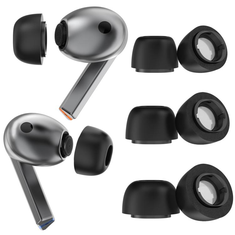 For Samsung Galaxy Buds3 Pro AhaStyle WG168 Memory Foam Anti-Slip Anti-Loss Earplug Cap, Size: S+M+L