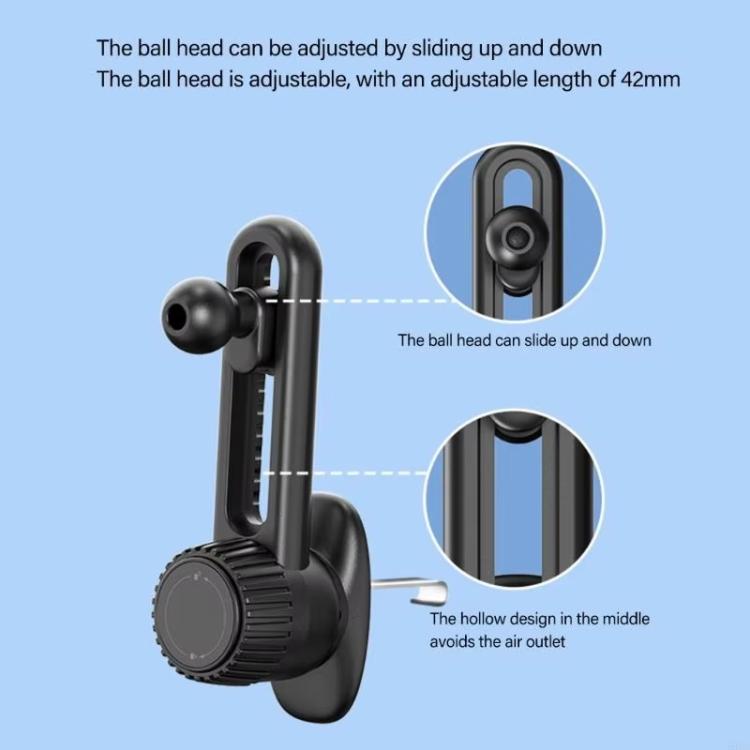 Car Air Outlet Bracket Base, Style: Adjustable