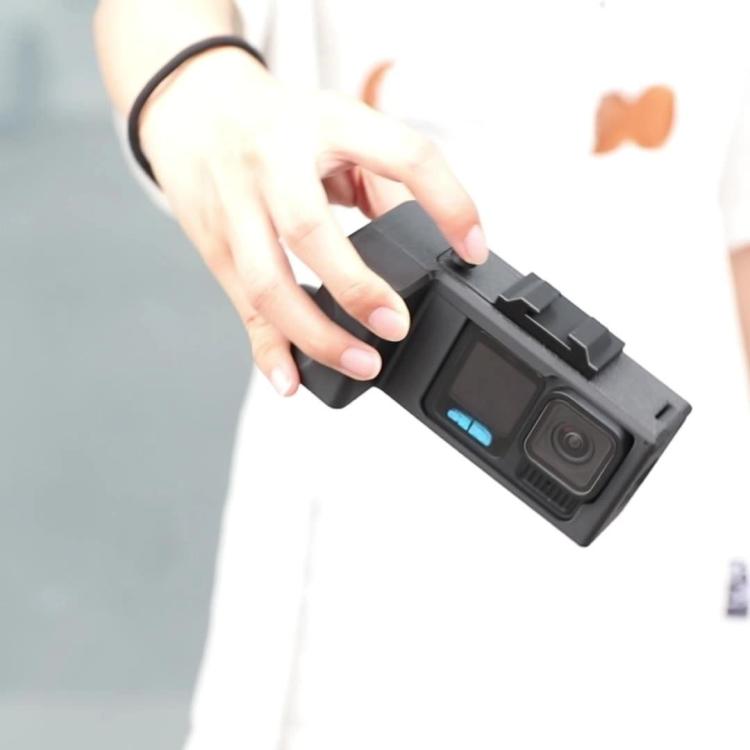 Street Vlogging Handle For GoPro HERO13 Black / 12 Black / 11 Black / 10 Black / 9 Black - Black