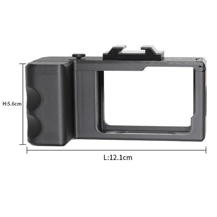 Street Vlogging Handle For GoPro HERO13 Black / 12 Black / 11 Black / 10 Black / 9 Black - Black