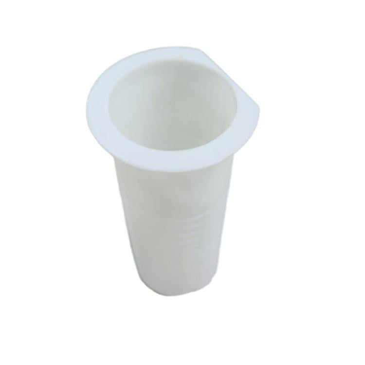 Wall Sleeve for Air Conditioner Installation 7.5cm/3in Outer Dia AC Duct Wall Penetration Pipe - White