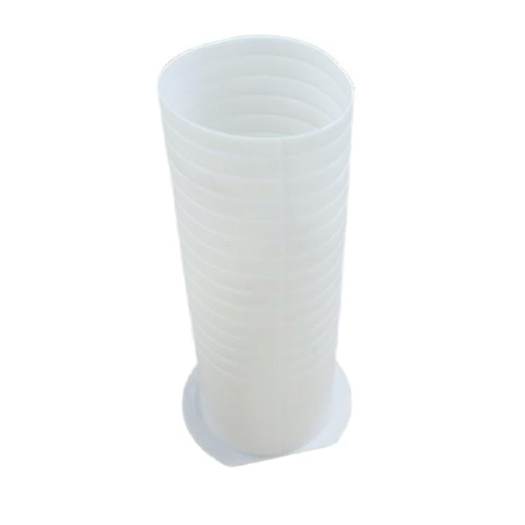 Wall Sleeve for Air Conditioner Installation 7.5cm/3in Outer Dia AC Duct Wall Penetration Pipe - White