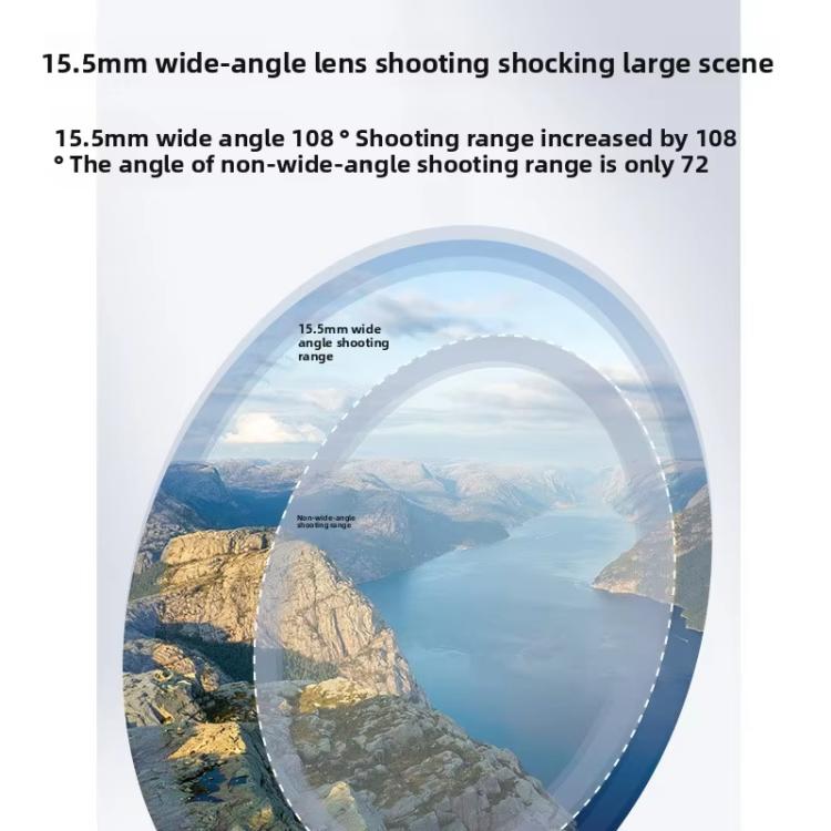 For DJI Mavic 4 Pro JSR Wide Angle Lens Aerial Lens Accessories, Style: WIDE+ND32+ND64+ND1000