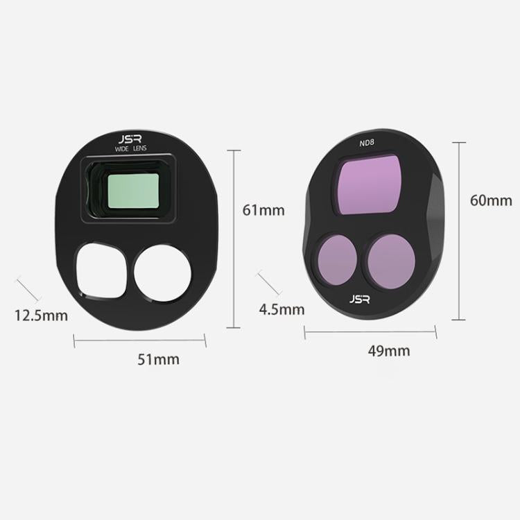 For DJI Mavic 4 Pro JSR Wide Angle Lens Aerial Lens Accessories, Style: WIDE+CPL+ND16+ND32