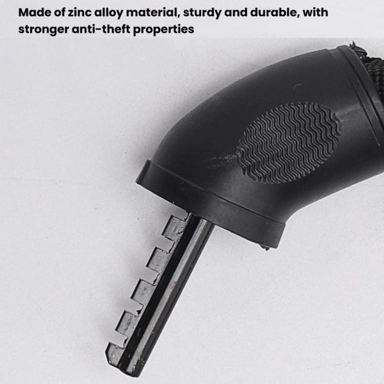 105cm Bicycle Chain Lock 5 Digit Combination Lock - Black