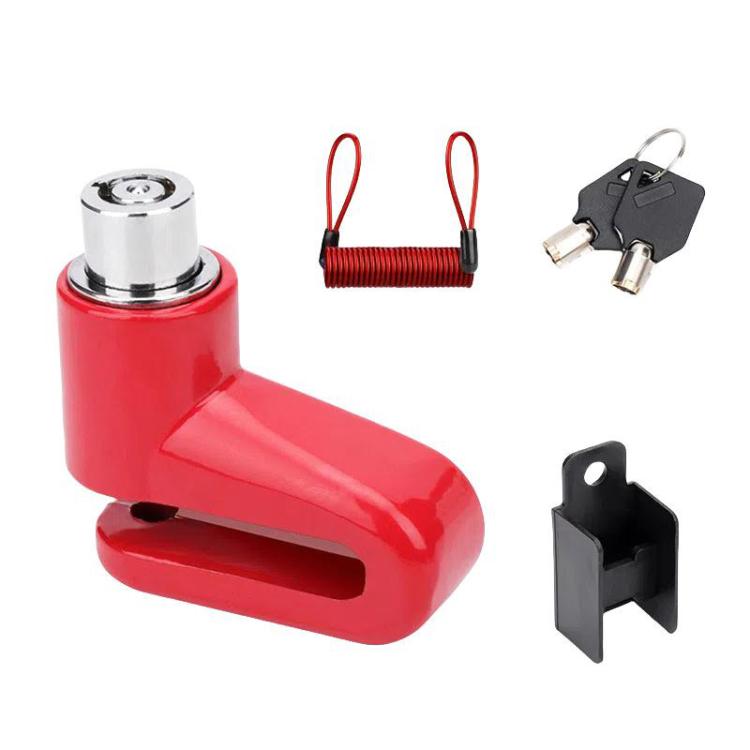 Bicycle Disc Brake Lock Portable Motorcycle Reminder Rope Lock Accessories