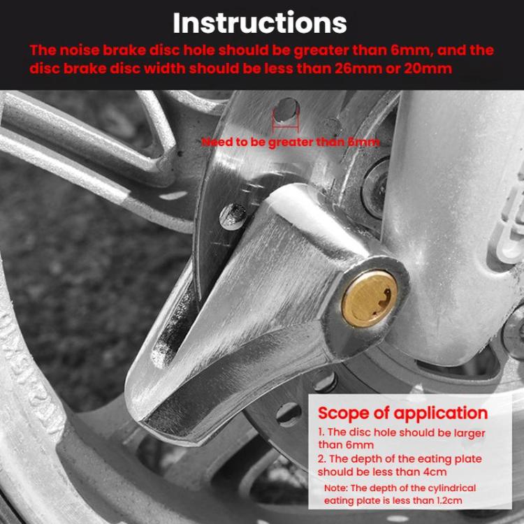 Bicycle Disc Brake Lock Bicycle Lock Cycling Equipment