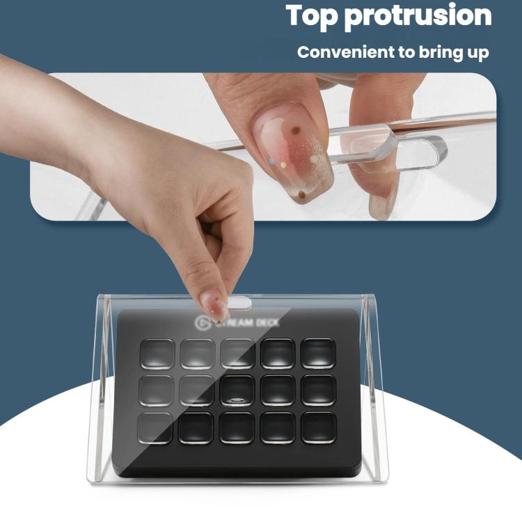 For Elgato Stream Deck MK.2 Live Console Dustproof Acrylic Cover - Transparent
