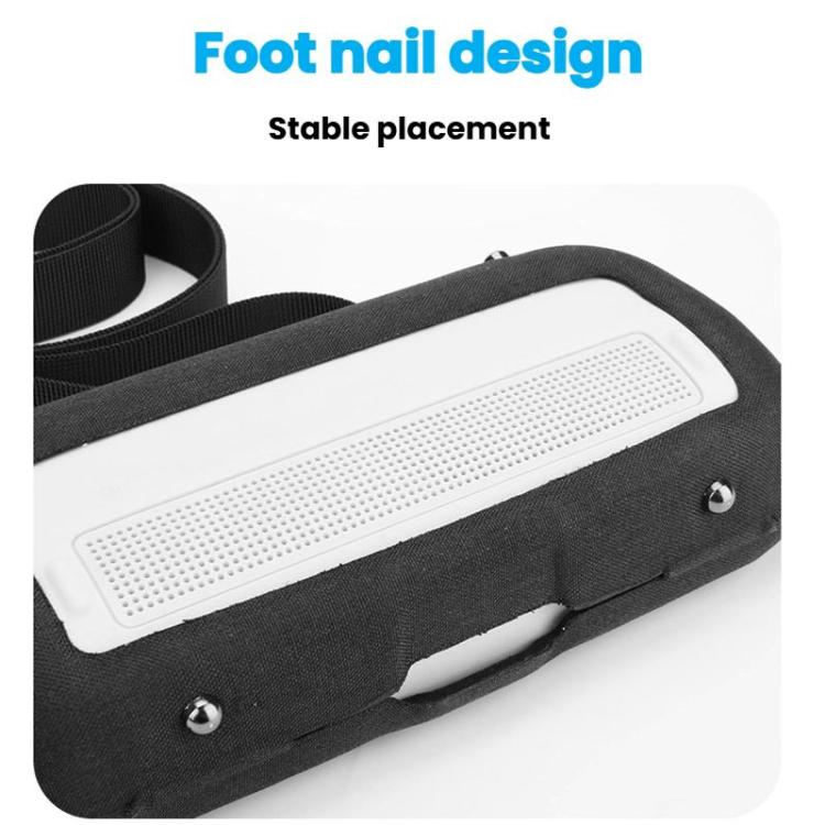 For Bose SoundLink Flex 1/2 Generation Speaker Protective Cover EVA Shoulder Strap - Black
