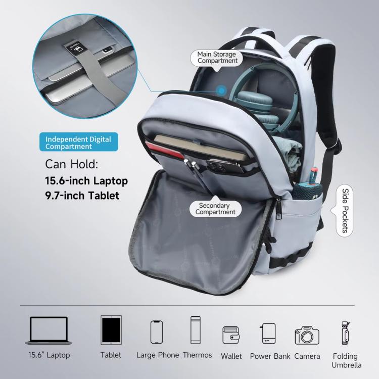 Tigernu Large Capacity Sports & Travel Backpack 15.6 Inch Lightweight Business Laptop Bag