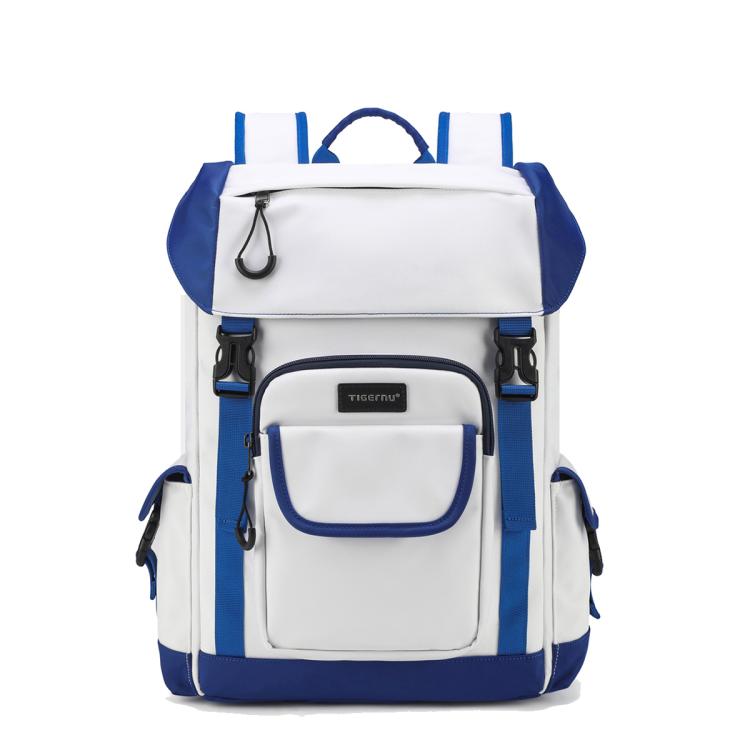 Tigernu School Backpack 14-Inch Laptop Bag With Flip-Top For Travel, Work & Daily Use Blue Regular