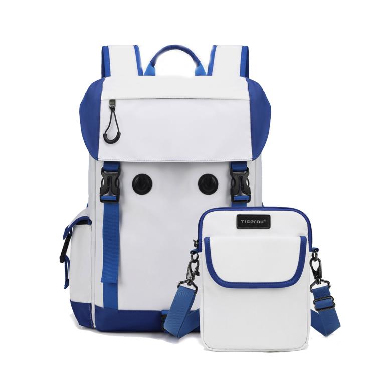 Tigernu Detachable Split Design 2-In-1 Backpack 14-Inch Laptop Bag With Flip-Top For Travel, Work & Daily Use Blue Magnetic