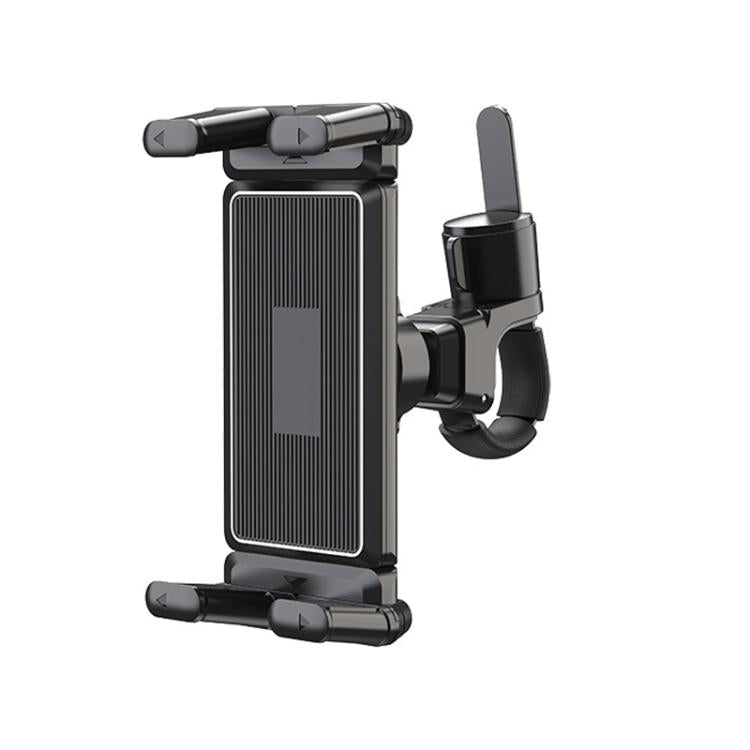 Bicycle Fitness Equipment Mobile Phone Tablet Universal Anti-Slip Bracket - Black