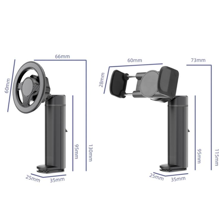 Portable High-speed Rail Airplane Dining Table Mobile Phone Holder, Model: 109B+2402