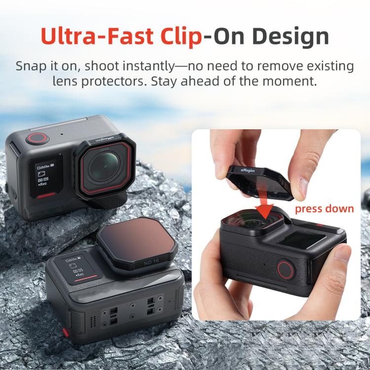 For Insta360 Ace Pro / Ace Pro 2 aMagisn AC28 Filter, Spec: ND8+ND6+ND32+ND64