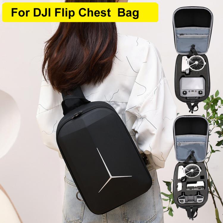 For DJI Flip RC-N3 /RC 2 Version BKANO Lightweight Shoulder Bag & Chest Pack Compact Carrying Case