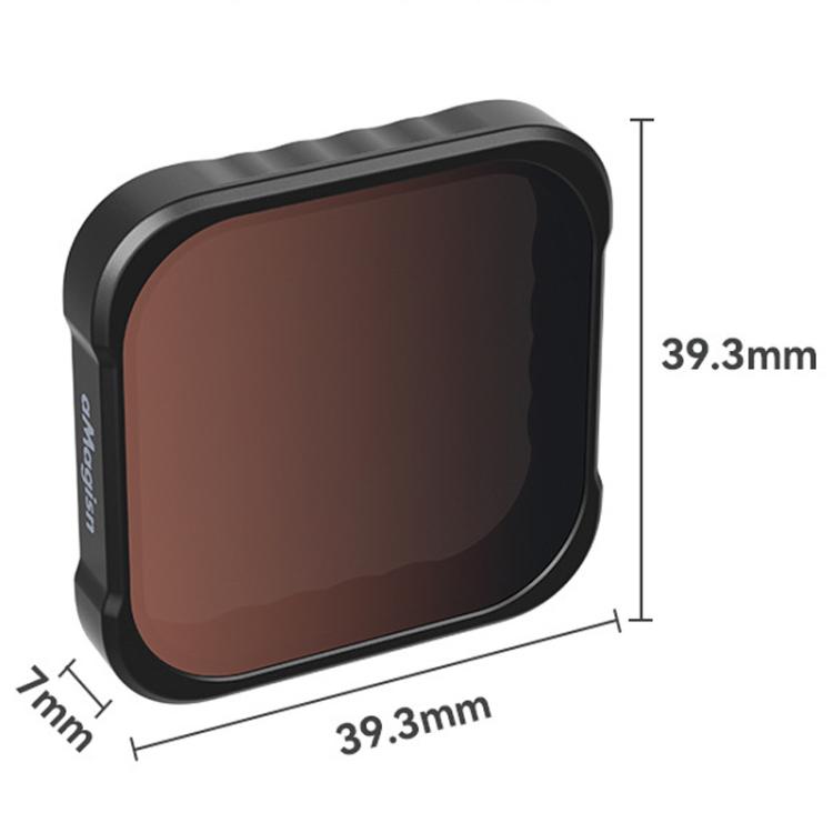 aMagisn AP26 Filter For GoPro HERO13 Black / 12 Black / 11 Black / 10 Black / 9 Black / 11Mini Black, Spec: CPL/ND8/ND16/ND32