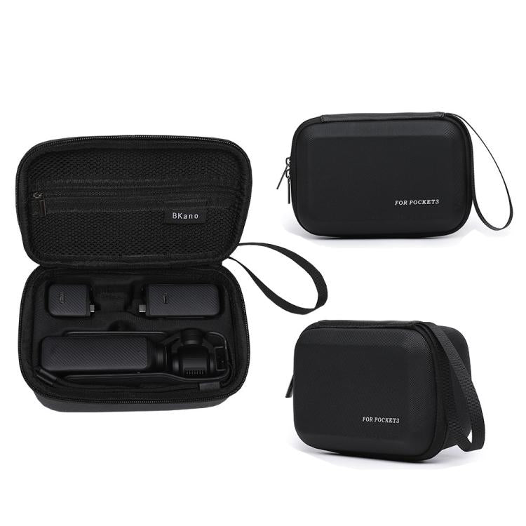 For DJI Pocket 3 Standard/Long-Battery Version BKANO Hard Case Slim Handheld Storage Bag - Black