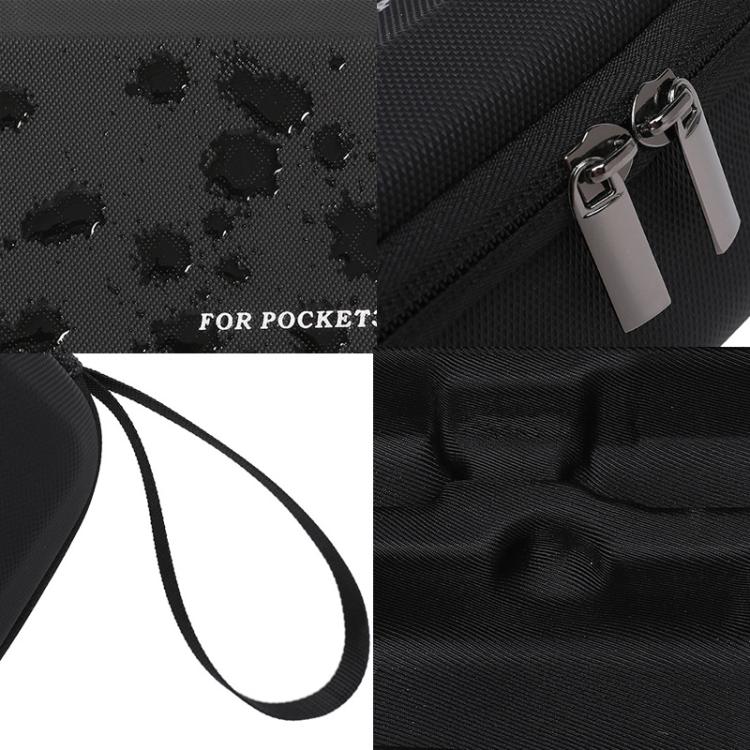For DJI Pocket 3 Standard/Long-Battery Version BKANO Hard Case Slim Handheld Storage Bag - Black