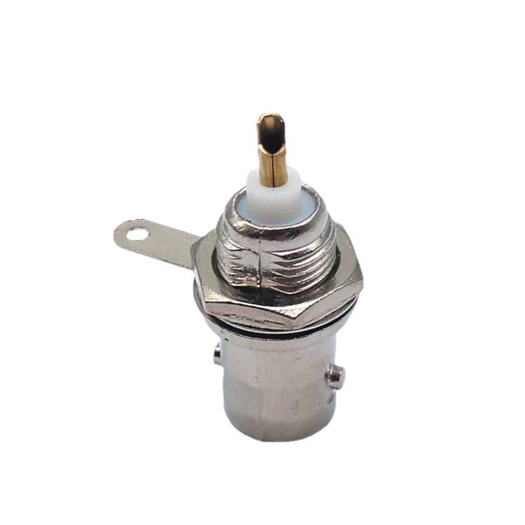 3pcs Gold-plated Copper Core BNC Female Socket Q9 Female 50KY Oscilloscope Socket - Silver