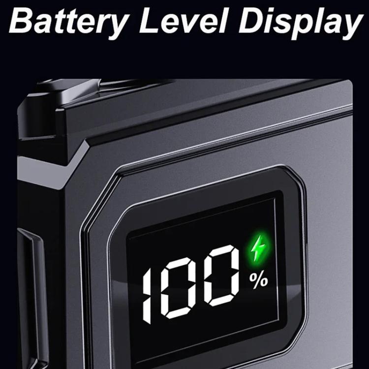 E-SMARTER DC08 Super Bright Floodlight Side Light Rechargeable Mini Flashlight - Black