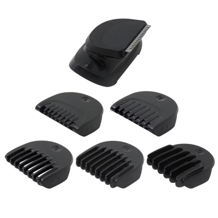 For Braun Series 5/6/7 Shaver Replacement Trimmer Attachment Kit With 5 Guiding Combs - Black