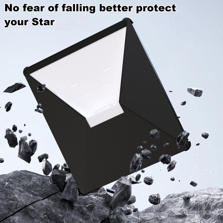For Starlink Mini Accessory Silicone Soft Shell Anti-drop Protective Cover - Black