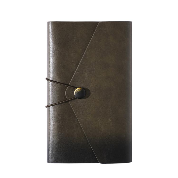 A6 Traveler Notebook Refillable Journal Vintage PU Leather 160 Pages Pocket Diary For Bullet Journaling & Travel
