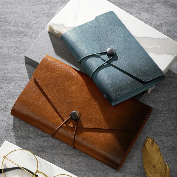 A6 Traveler Notebook Refillable Journal Vintage PU Leather 160 Pages Pocket Diary For Bullet Journaling & Travel