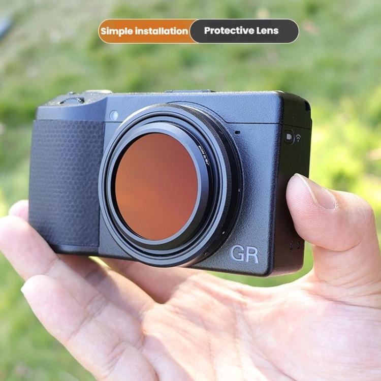 For Panasonic LX10 / Ricoh GR / Canon G7X / Sony ZV-1 Camera Filter, Spec: Black Mist 1/8