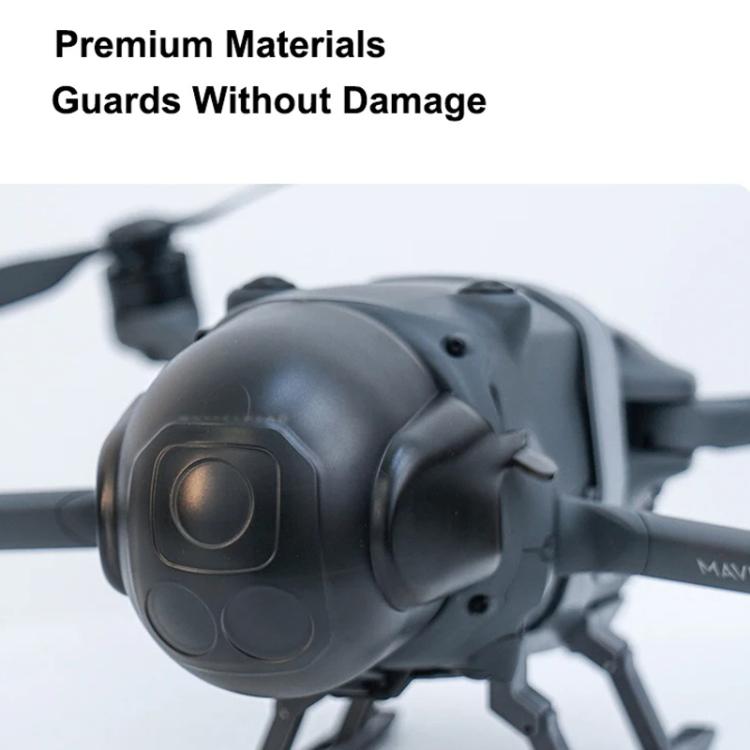 For DJI Mavic 4 Pro CYNOVA Gimbal Lens Protective Cover Protector Lens Hood Cap - Transparent Black