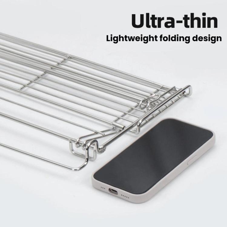 CLS Outdoor IGT Aluminum Plate Table Expansion Rack Folding Table Accessories - Stainless Steel Color