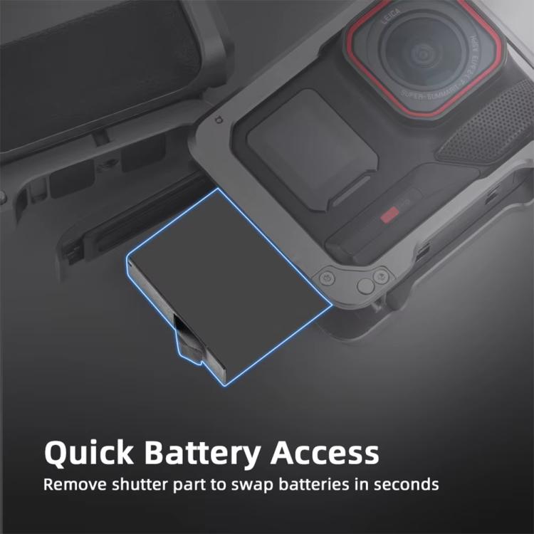 For Insta360 Ace Pro 2 / Ace Pro Flymile Xplorer Grip Kit Street Photography Handle Metal Cage Case - AC2013
