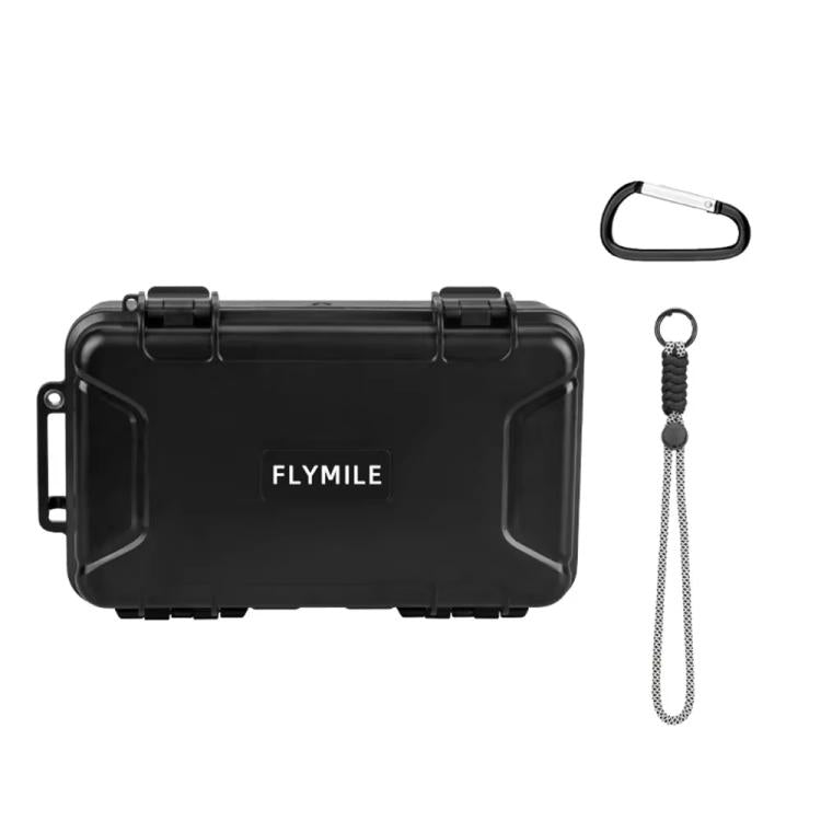 For Insta360 X5 Camera Flymile Portable Protective Hard Case Waterproof Shockproof Travel Carrying Storage Box - Black