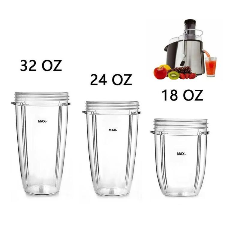For Nutribullet 900w 600w Blender Blending Bottle Replacement Cups 24oz