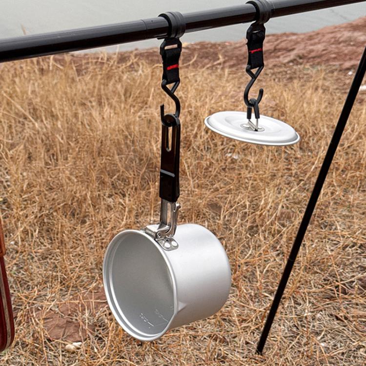CLS 770ml Outdoor Camping Portable Single Pot Self-driving Folding Pot - White