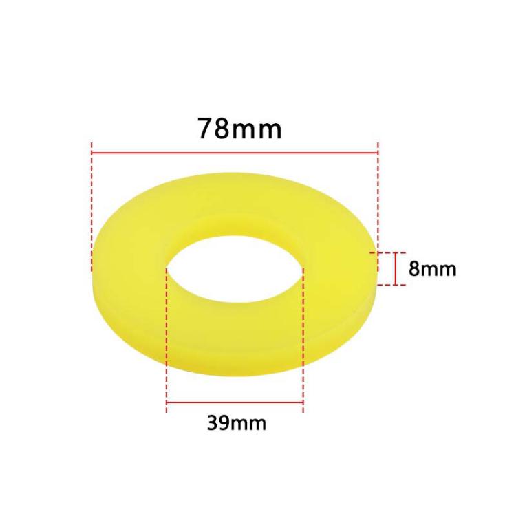 Universal Automobile Front Shock Tower Rubber - Yellow