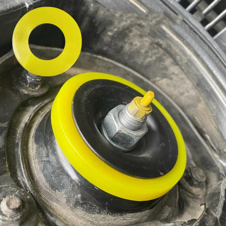 Universal Automobile Front Shock Tower Rubber - Yellow