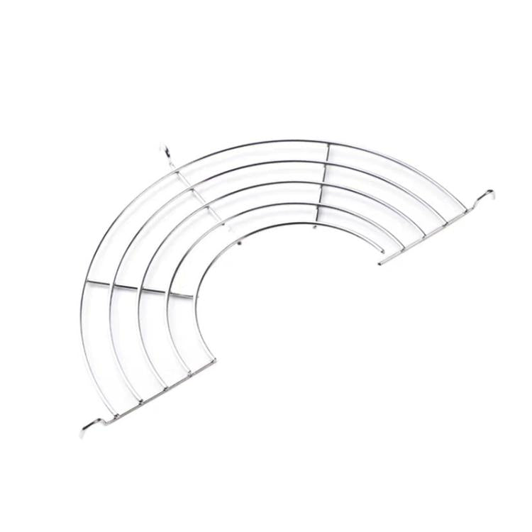 Stainless Steel Semi-circular Pot Edge Oil Drain Rack, Size: 26cm Thickness 2.5mm