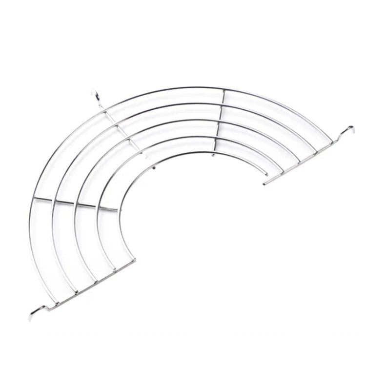 Stainless Steel Semi-circular Pot Edge Oil Drain Rack, Size: 32cm Thickness 3.0mm