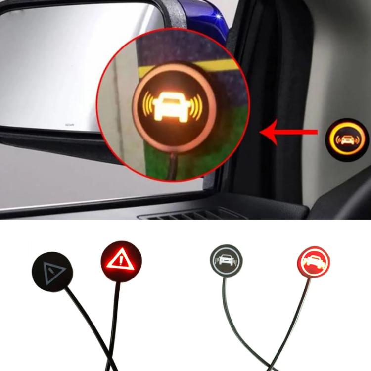 General Motorcycle Blind Spot Monitoring Line Auxiliary Lens Light