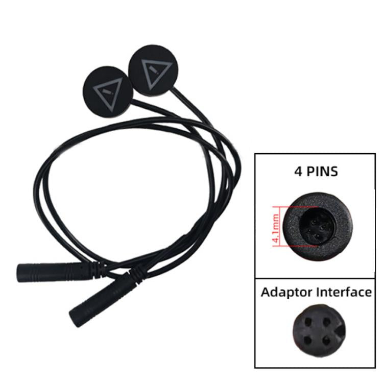 General Motorcycle Blind Spot Monitoring Line Auxiliary Lens Light