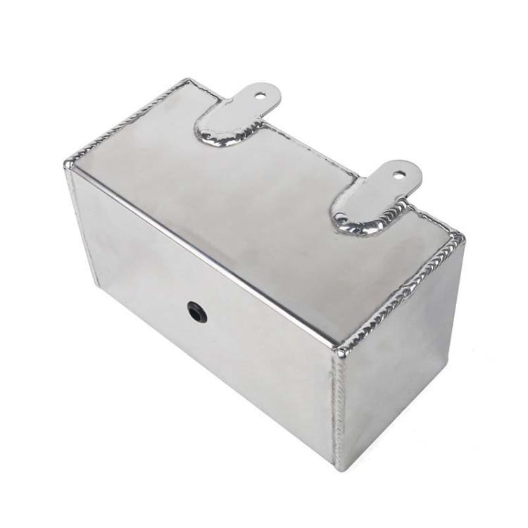 2L Car Modified Aluminum Alloy Auxiliary Water Tank Heat Dissipation Breathable Pot - Silver