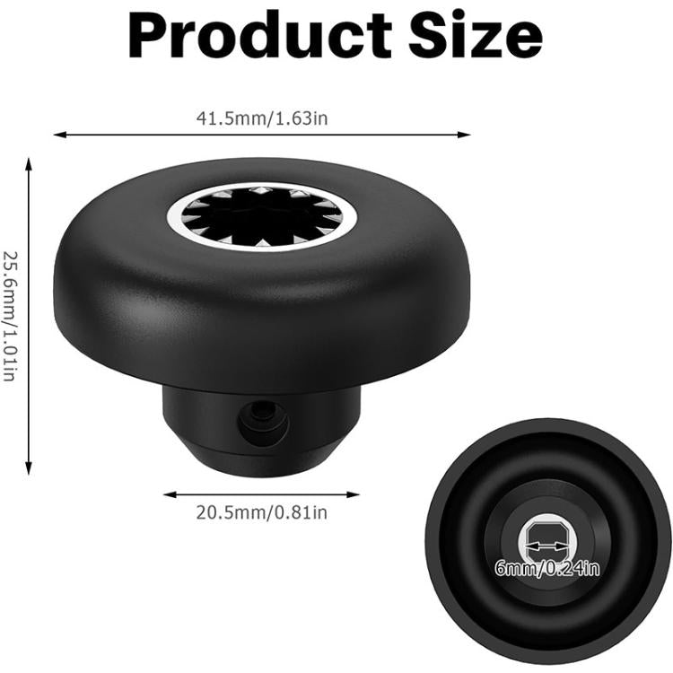 For Vitamix 5200 5006 5012 5057 Drive Socket Mushroom Head Blender Parts - Black