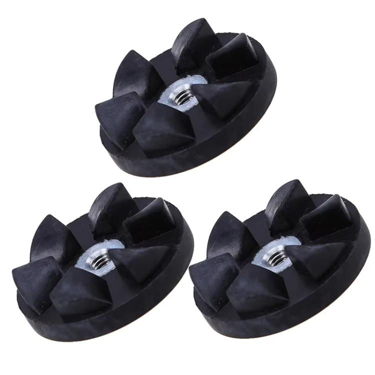 3pcs Black Rubber Gear For Nutribullet 600W 900W Blender Juicer Replacement Parts