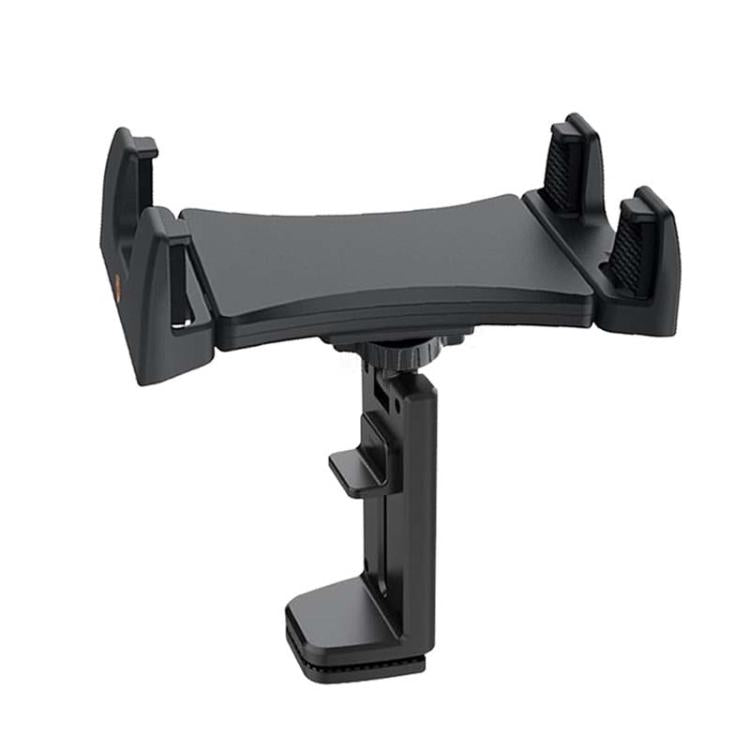 Multifunctional Travel Mobile Phone Tablet Desktop Stand Rotating Fixed Clip - Black