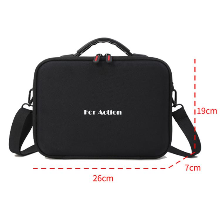 Carrying Case For DJI Action 5 Pro /Action 4 / Action 3 All-in-One Kit Durable Shoulder & Hand Carry Bag - Pink