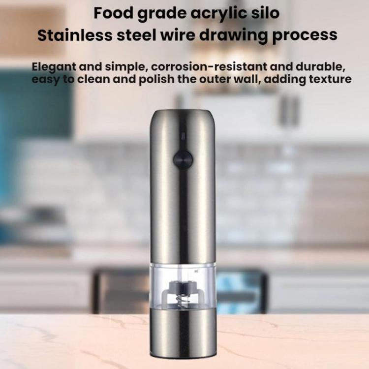 Portable Mini Electric Pepper Sea Salt Grinder - 569A